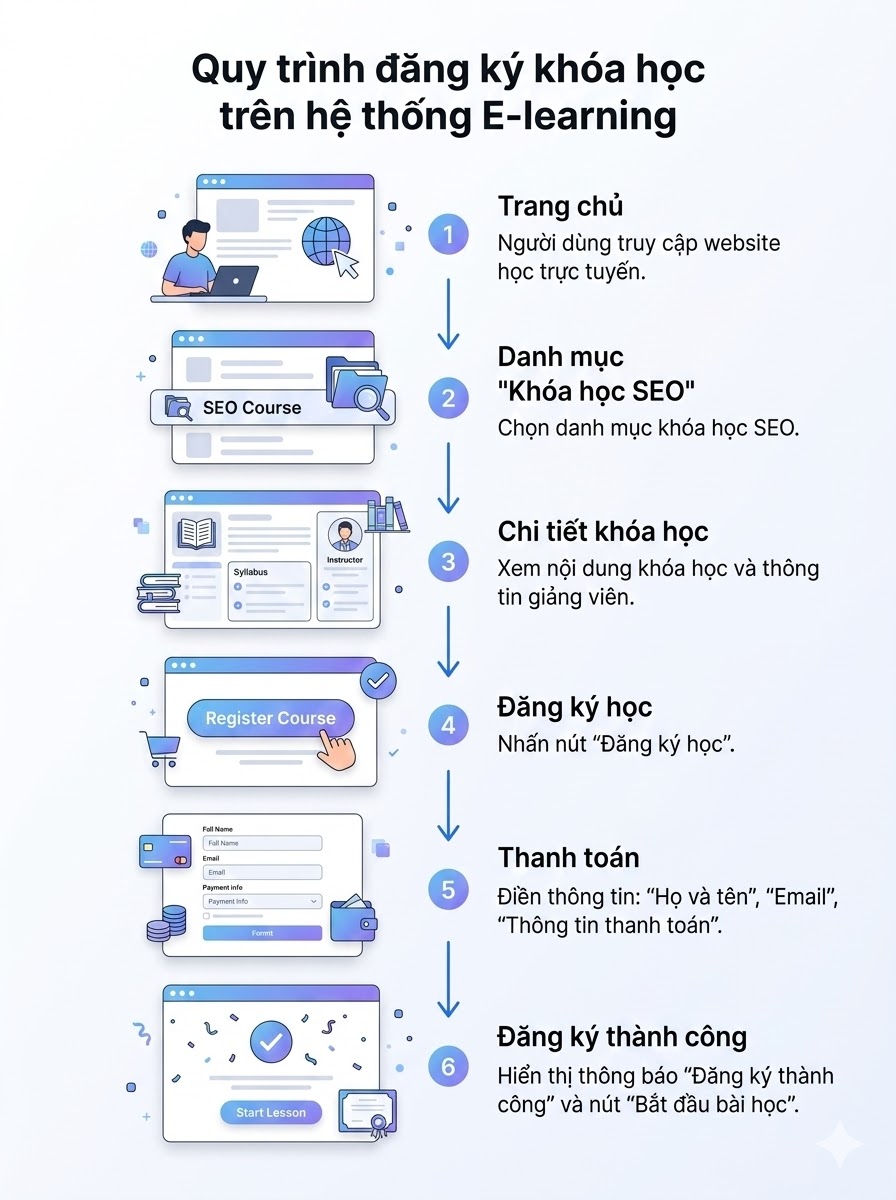 Ví dụ minh họa luồng hoạt động