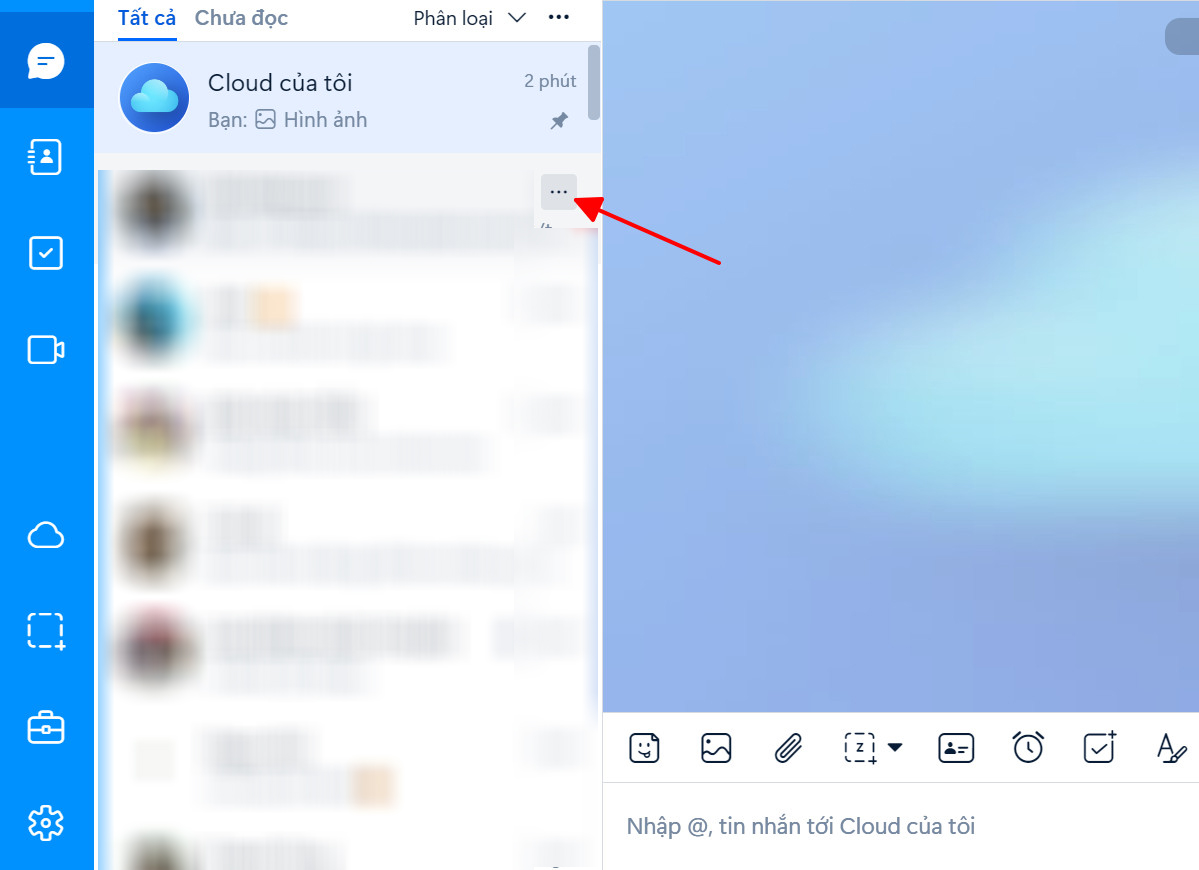 Mở ứng dụng Zalo trên điện thoại hoặc máy tính của bạn