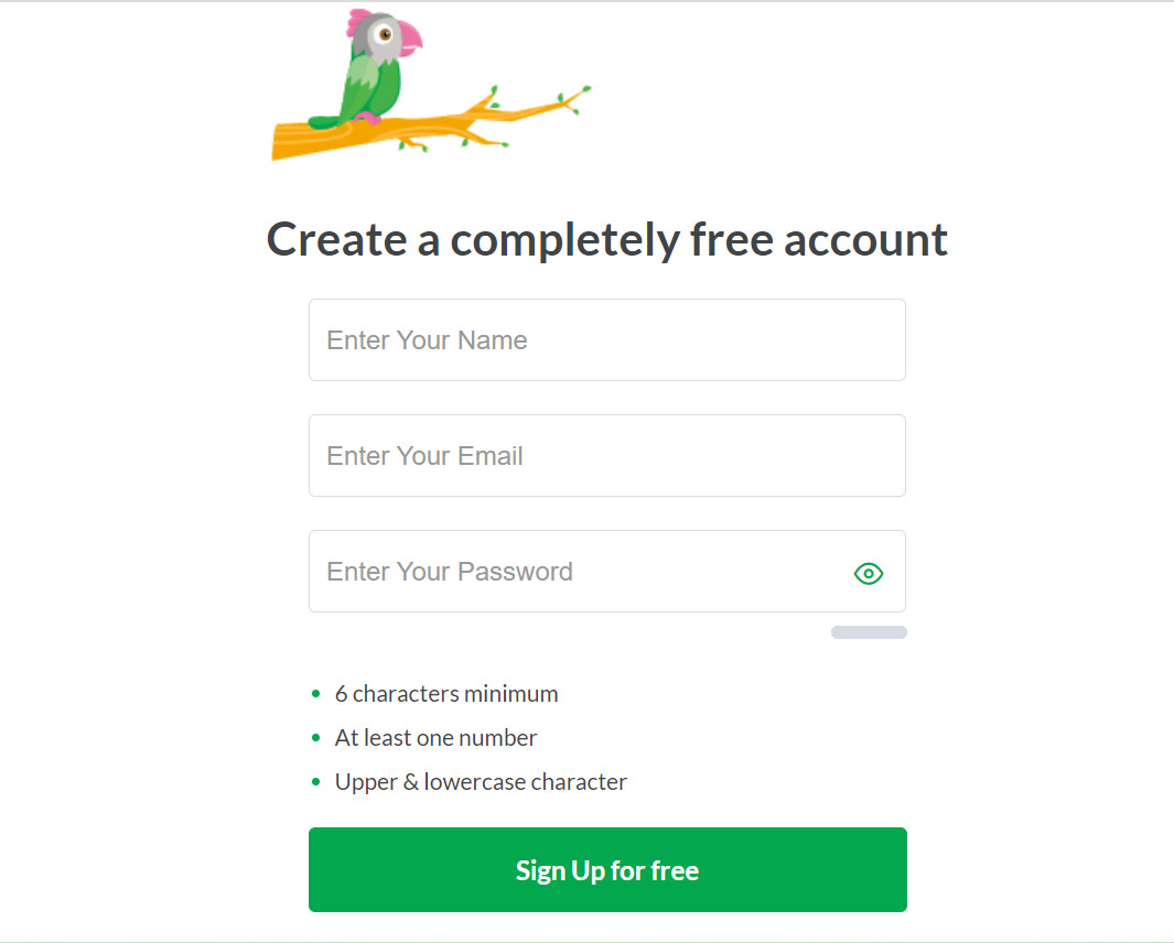 Tạo tài khoản Tawk.to