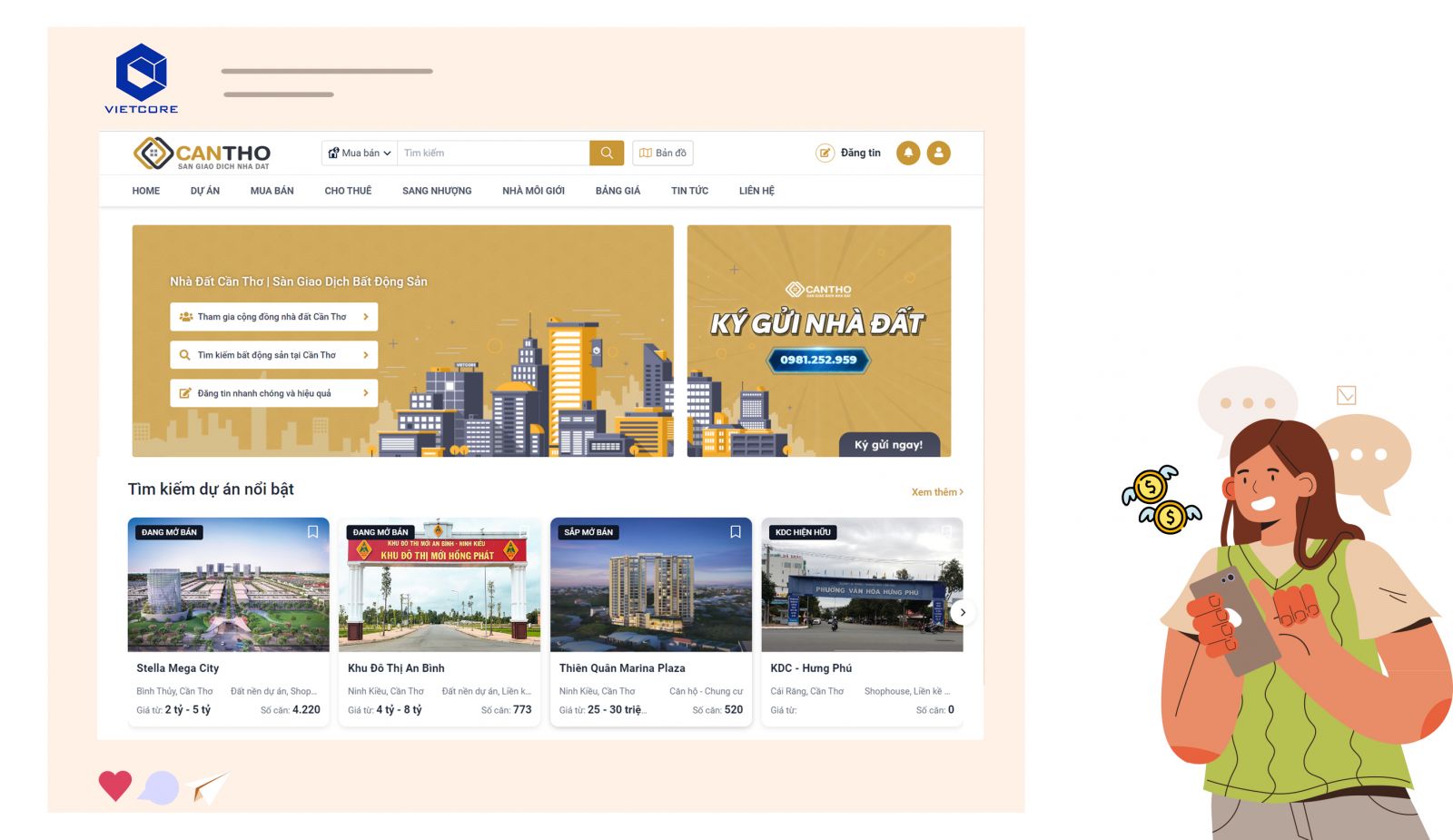 Nhadatcantho.com.vn - Trang web đăng tin bất động sản miễn phí 