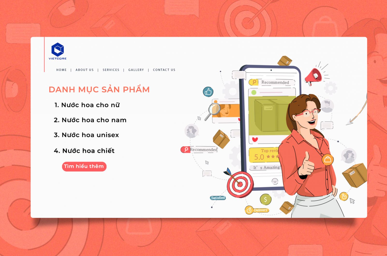 Duyệt tìm danh mục sản phẩm