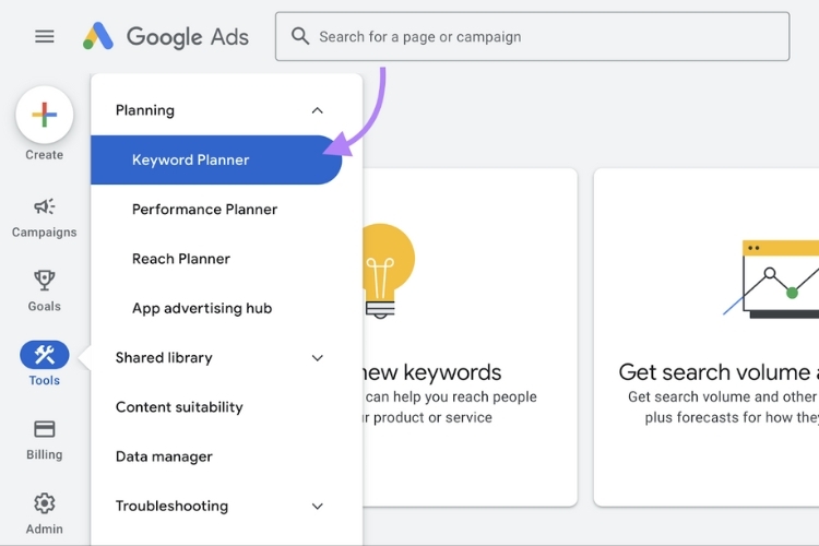 Google Keyword Planner