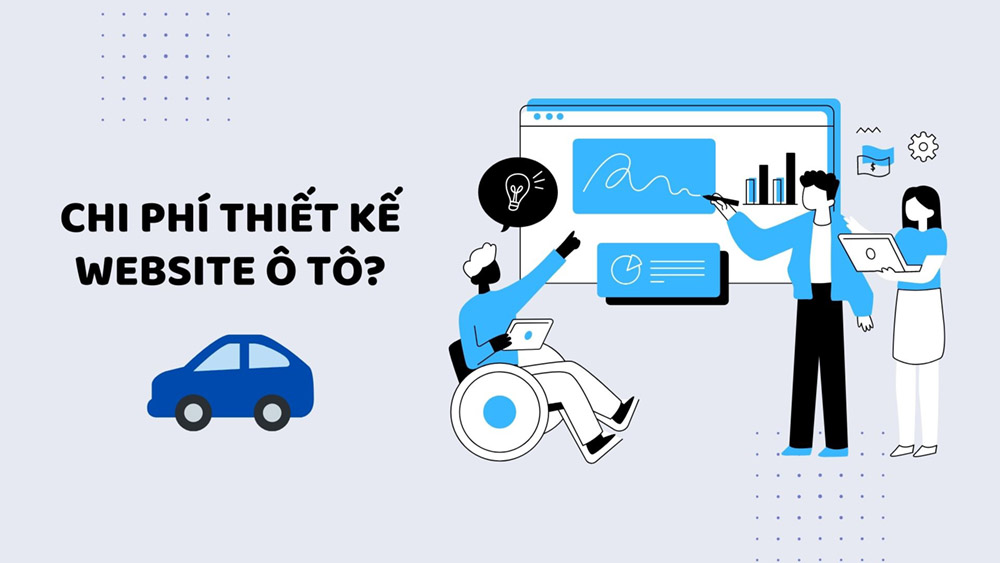 Chi phí thiết kế web ô tô