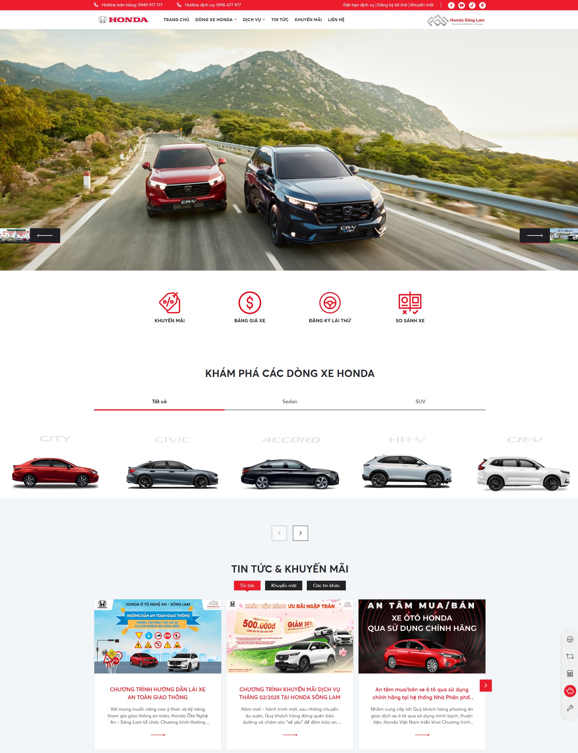 Honda Nghệ An - Sông Lam