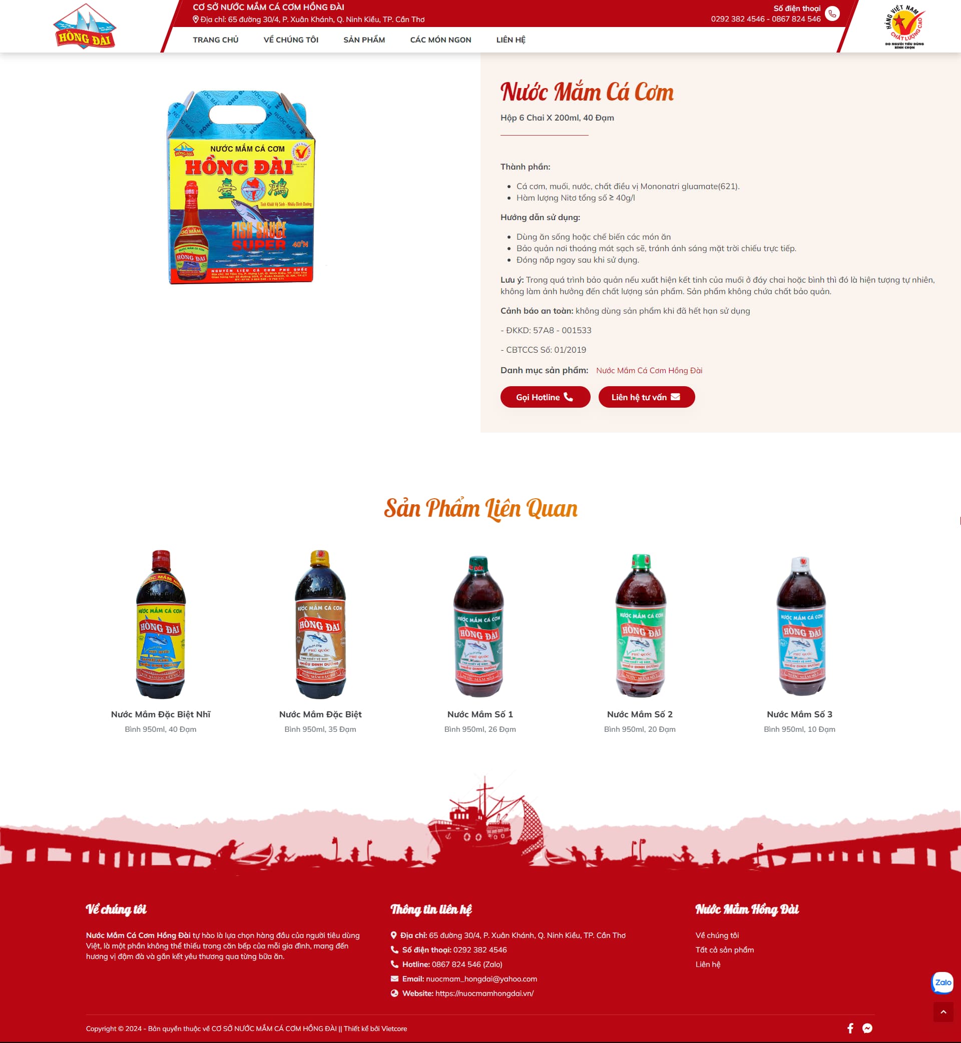 Nước Mắm Hồng Đài