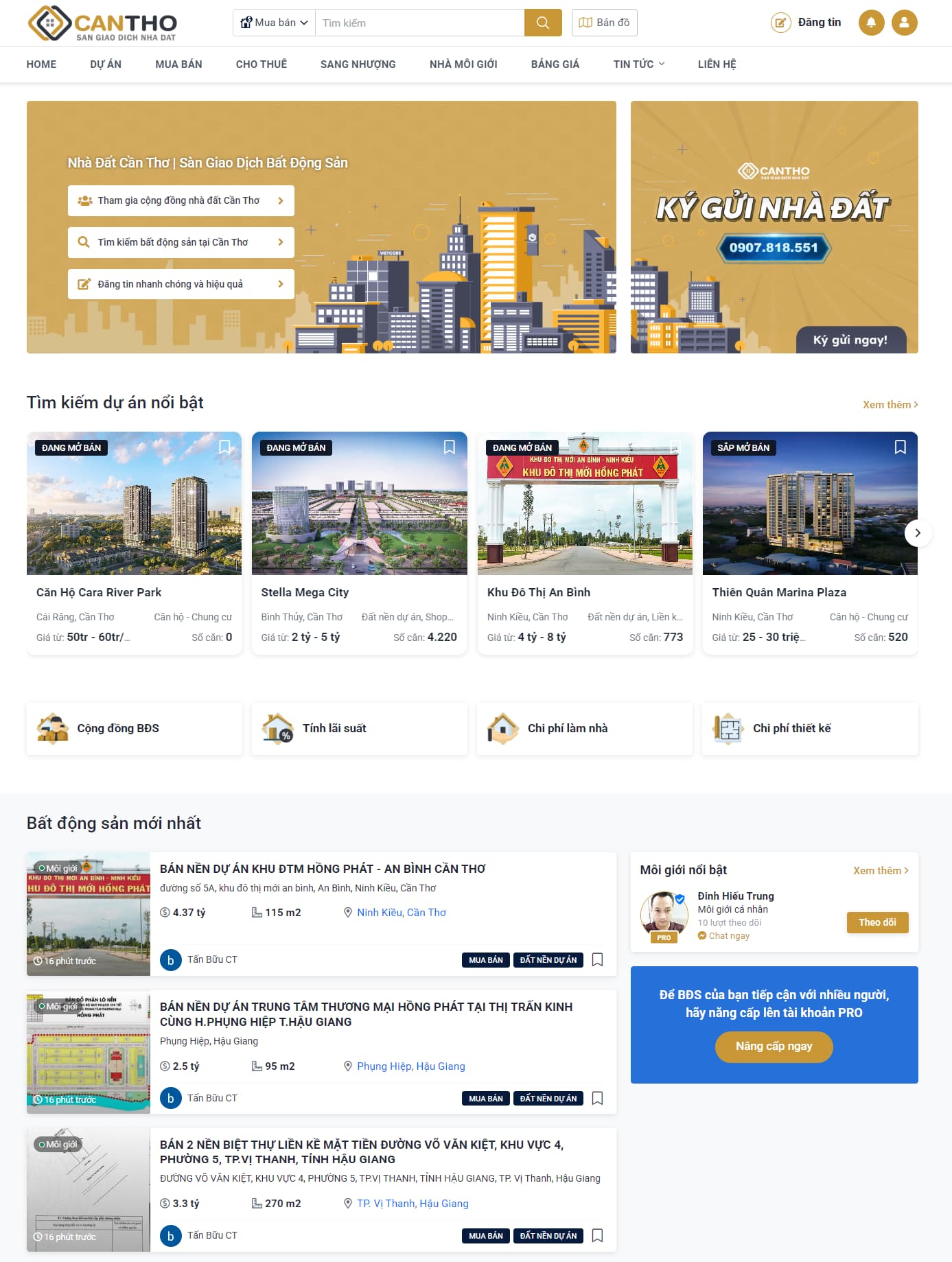 Sàn Nhà đất Cần Thơ