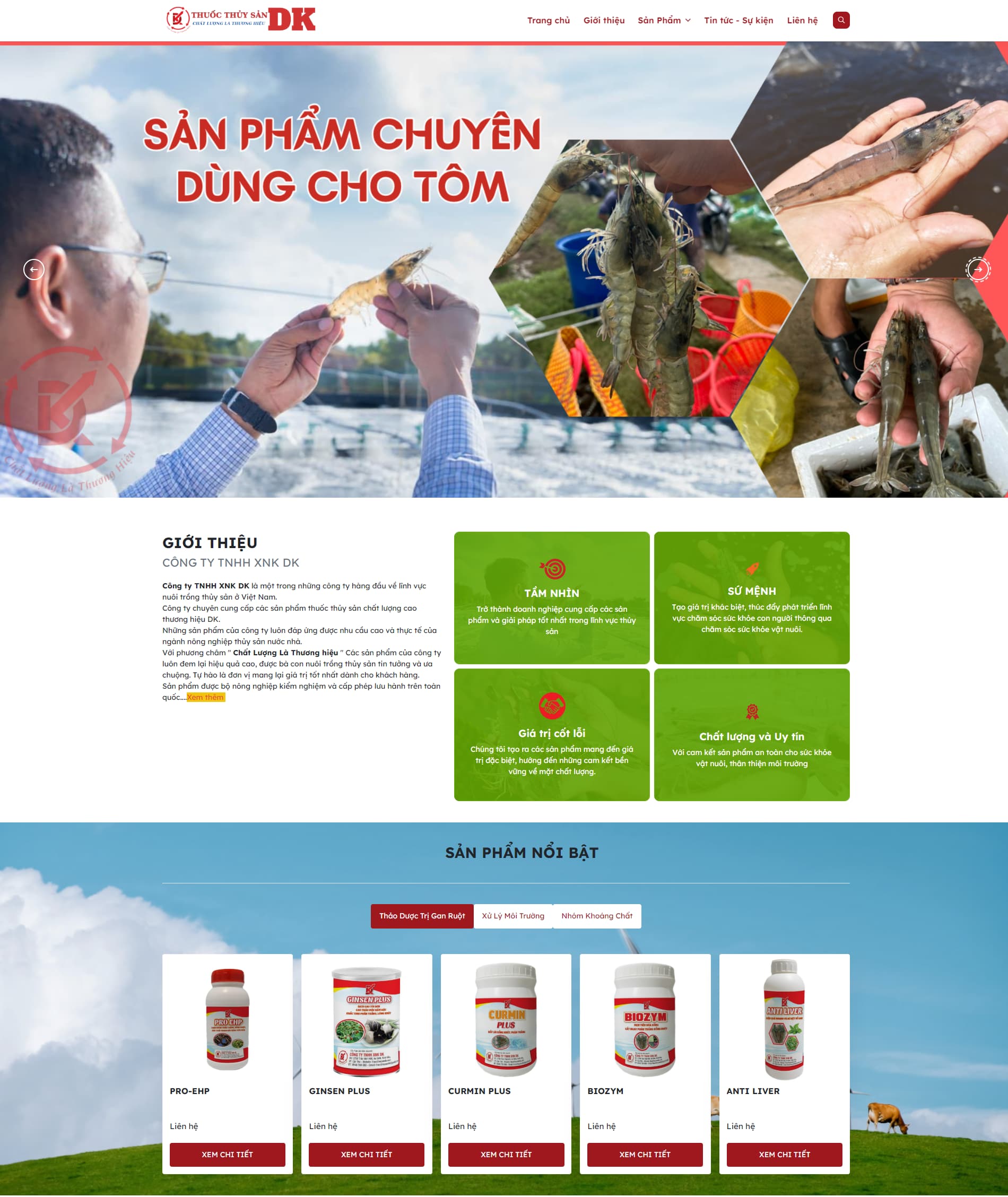 Thuốc Thủy Sản DK