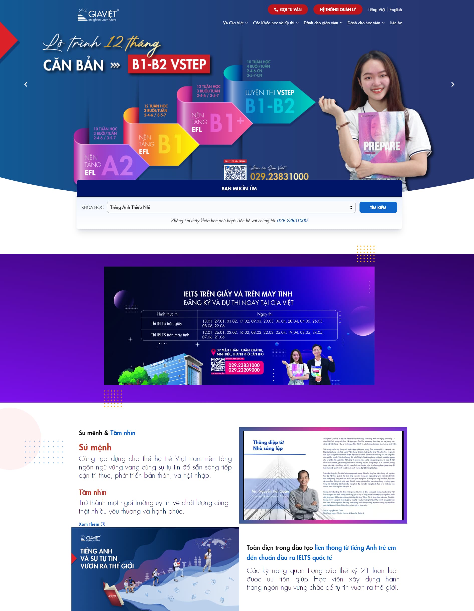 Trung Tâm Anh Ngữ Gia Việt