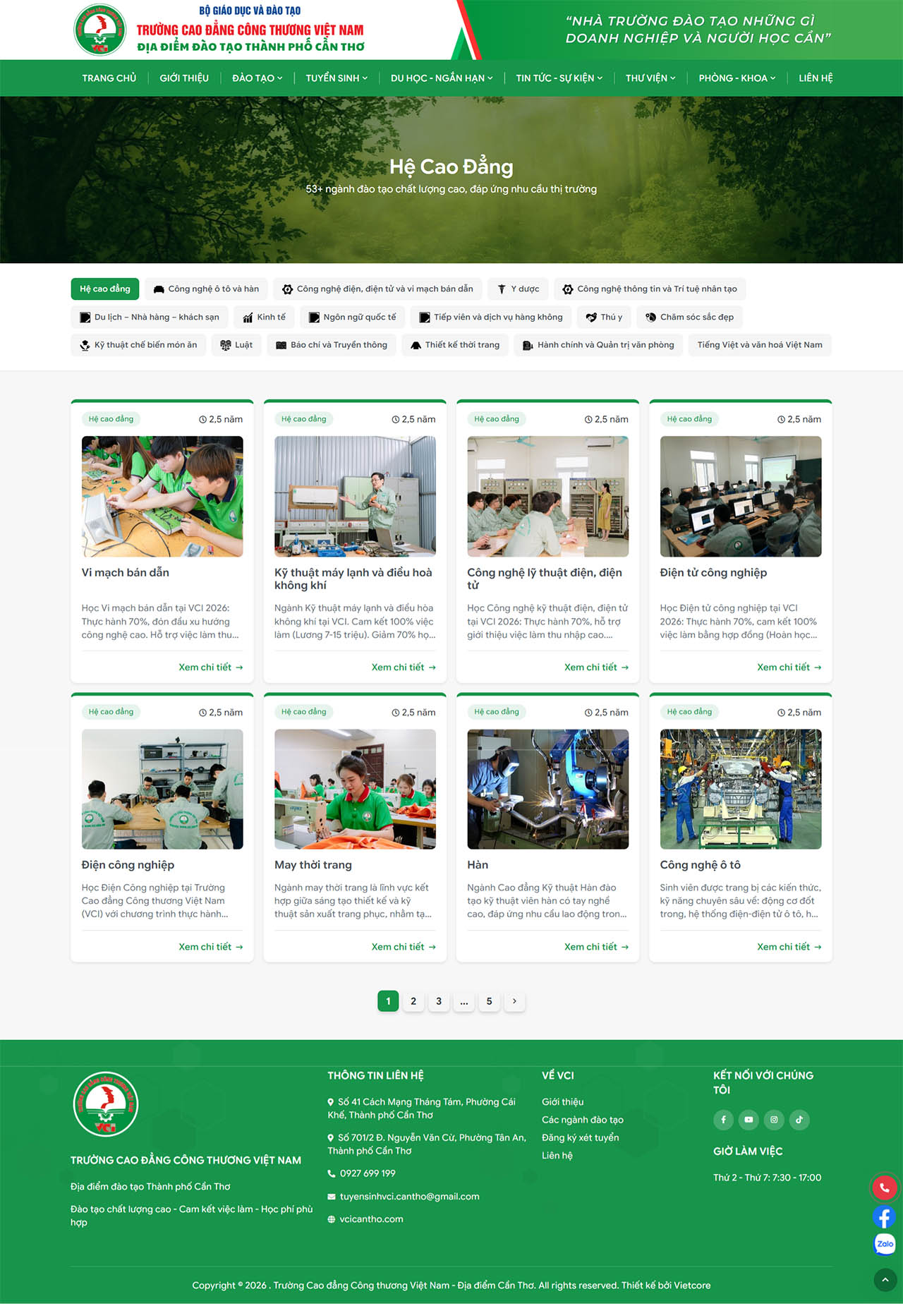 Trường Cao Đẳng Công Thương Việt Nam - CN Cần Thơ