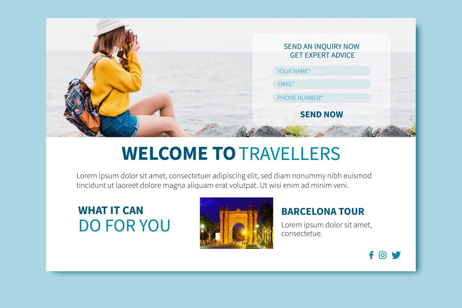 Phải hoàn thiện bố cục và các yếu tố khác trên trang 