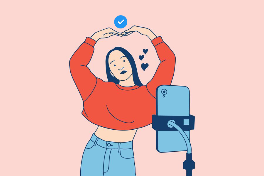 Ý nghĩa của dấu tích xanh TikTok